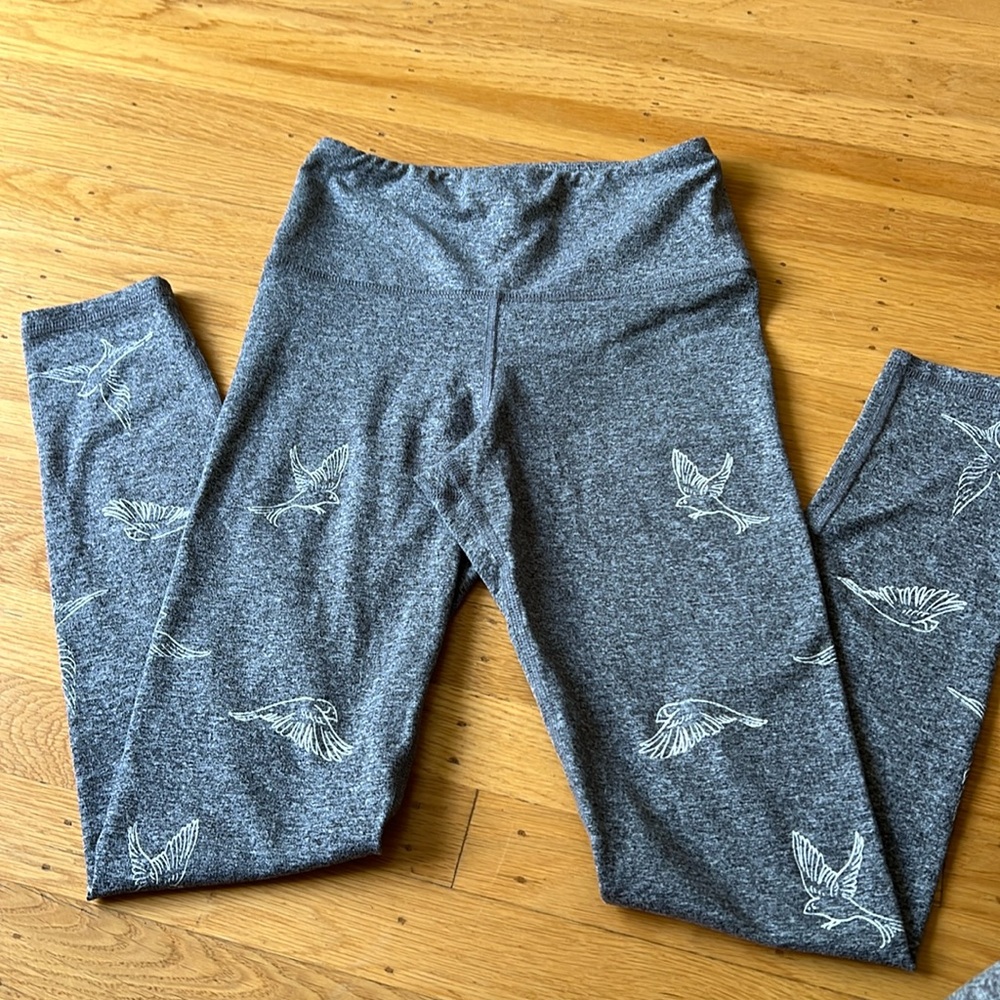 Anthropologie Dailey practice nightingale leggings heather grey